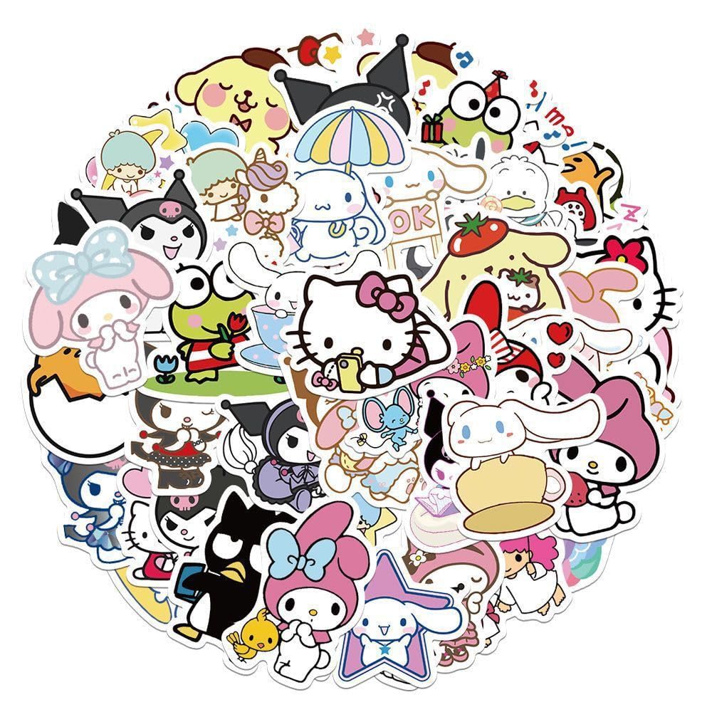 Haorange Cute Stickers Set Cartoon Stickers, Waterproof, High Definition Images,