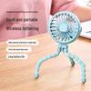 Octopus Handheld Fan with Night Light - Portable, Rechargeable Mini Fan for Stroller or Desktop Use