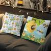Cartoon Bee Personalized Pillow Dust Cover Bedroom Kids Party Decoration Pillowcase Birthday Children Gift