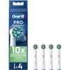 Brossettes - - Pro Cross Action - Élimine Jusqu'à 100% De Plaque Bactérienne - 4 Unités