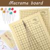 1PC Foam Macrame Board For Intricate Knotting & Bracelet Making Four-Sided Tooth Socket Durable Braiding Making Tools Portable