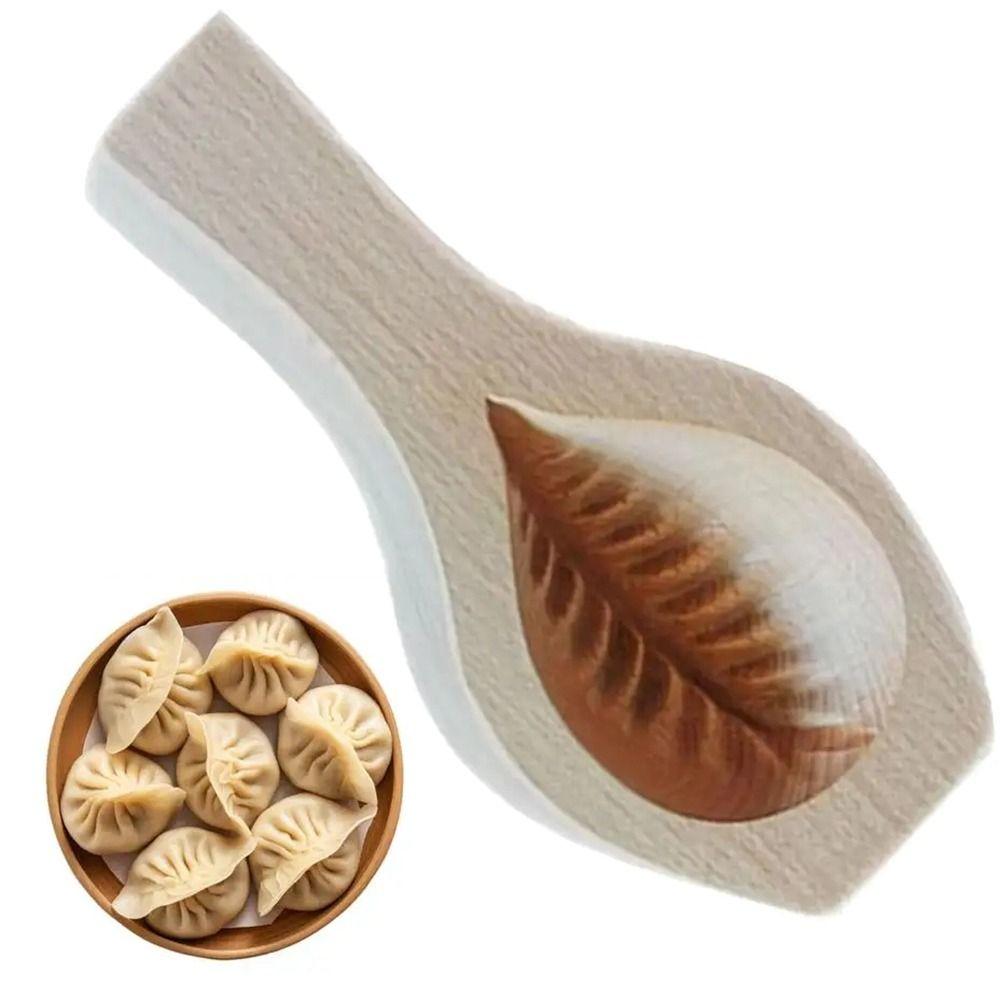 Embossing Craft Stamp Baking Mould Handmade Wooden Baozi Presses Wooden Dumpling  Mold  Baking Tool