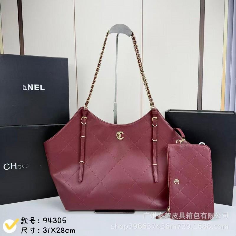 Xiaoxiangfeng Lingge Chain Tote Bag Women Large Capacity Single Shoulder Underarm Fashionable Versatile Commuter