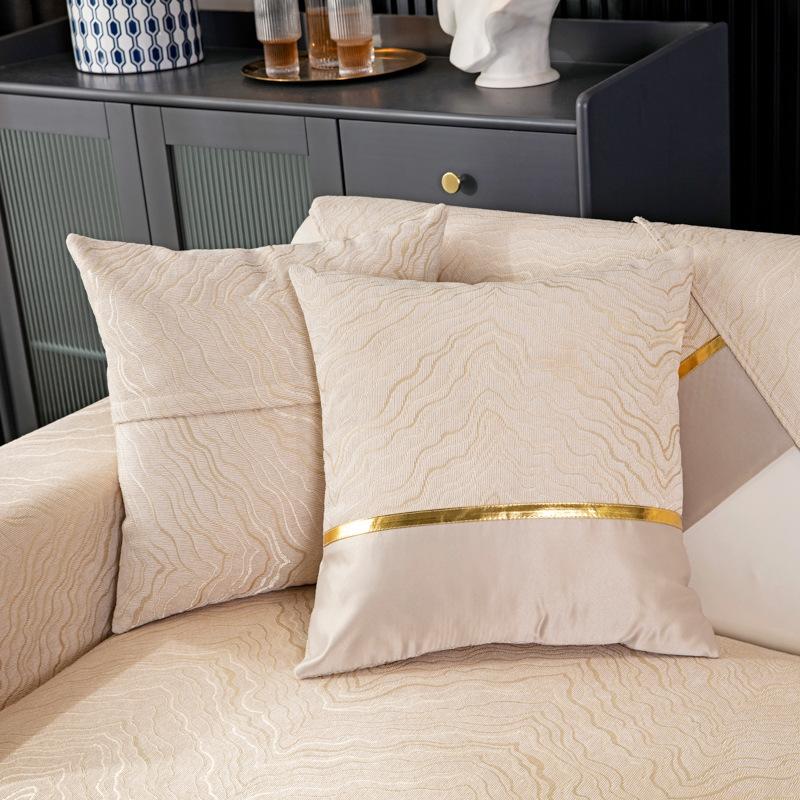Nordic Chenille Sofa Cushion Four Seasons Universal Light Luxury Non-Slip Modern Simple Fabric Sofa Cushion Towel Backrest
