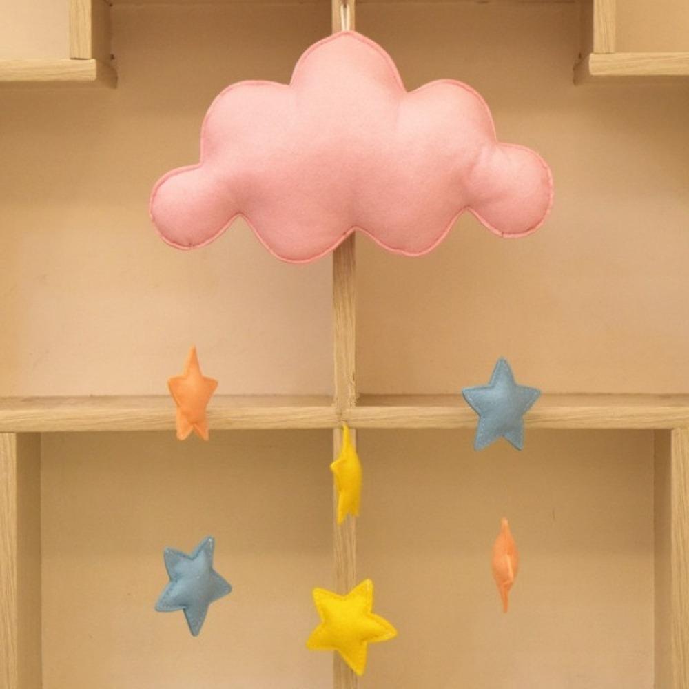 

Nordic Style Nursery Room Pendant Heart/Star Design Wall Hanging Pendant Photo Props Pink Star