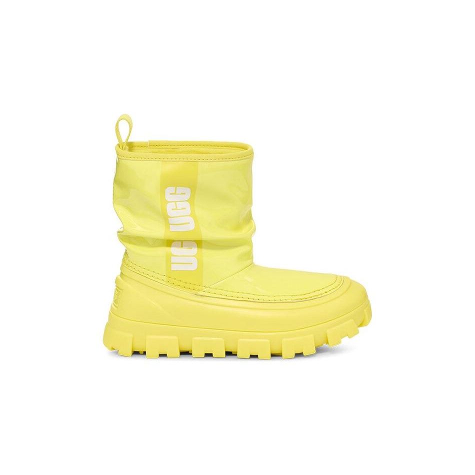 UGG Youth  Comfortable Thick Sole Mid-Calf Snow Boots Kids Boots Pear-Yellow 1143697-PRF