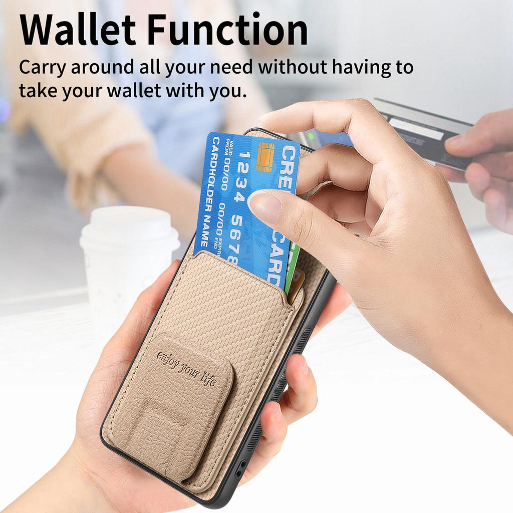 Foldable Kickstand Cards Solt Wallet Case For Samsung Galaxy S24 Ultra S23 S22 Plus S21 FE A14 A24 A34 A54 A15 A05 A55 A35 Bag