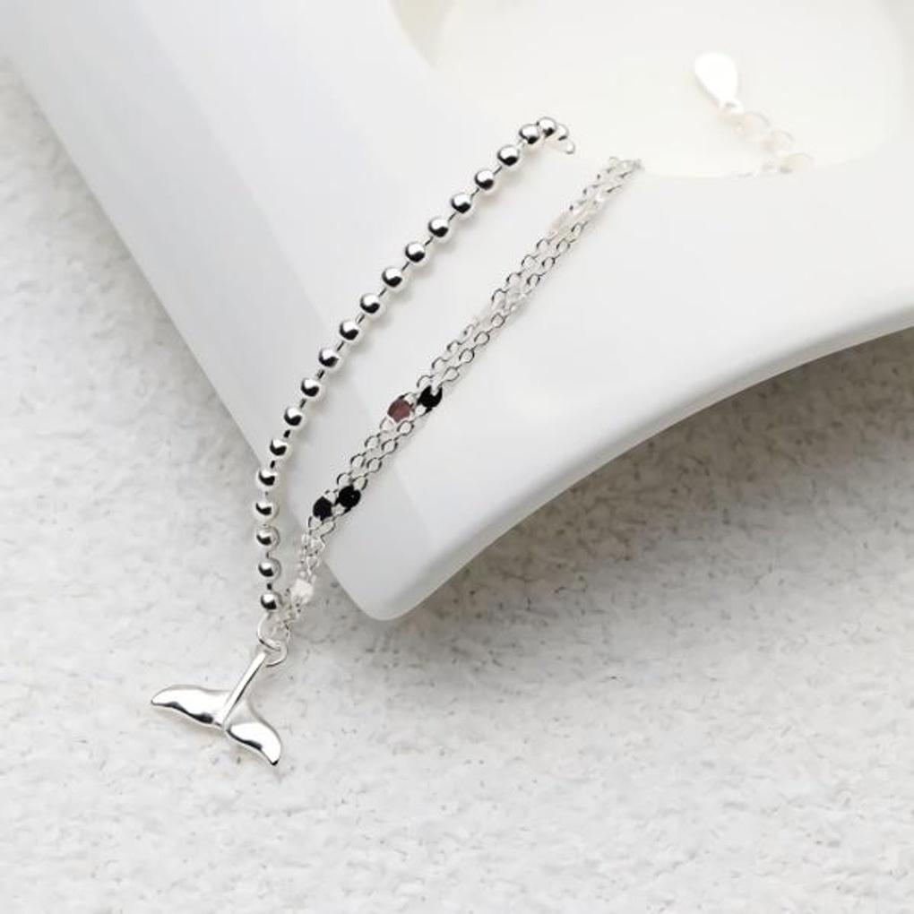 Women's Fashion Accessory Daily Whale Tail Bracelet