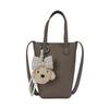 Korean-Style Small Lychee Texture Crossbody Bucket Bag, 2026 New Versatile Lightweight Shoulder Handbag for Women.