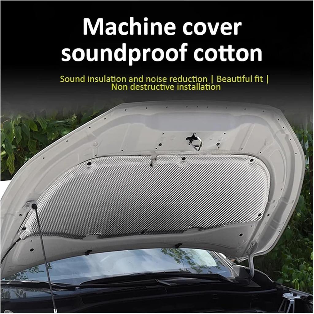 Compatible With Honda Odyssey RB3/4 RC MK4 MK5 2009~2019 Front Hood Engine Sound Heat Pad Fireproof Insulation Cotton Cover Car