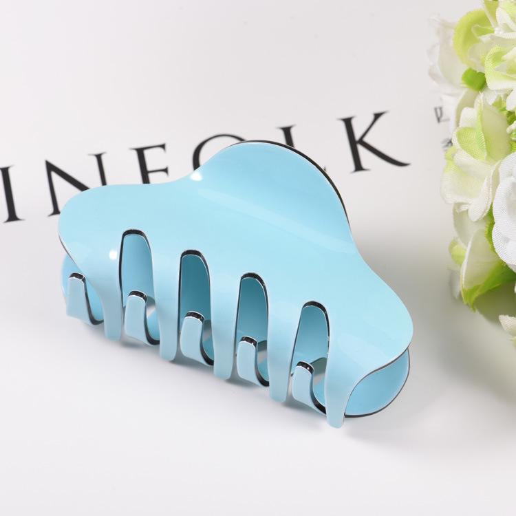 

Корейская акриловая заколка-краб для волос цвета конфет – Средняя/Большая заколка-краб для прически