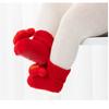 Christmas And Winter Baby Warm Fleece Red Loop - Floor Socks And Walking Socks