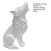 Wolf Howling Statue, 3D Printed Mini Animal Figurine, Standing Sitting Wolf Decor for Desk Shelf, Gift for Wolf Lovers