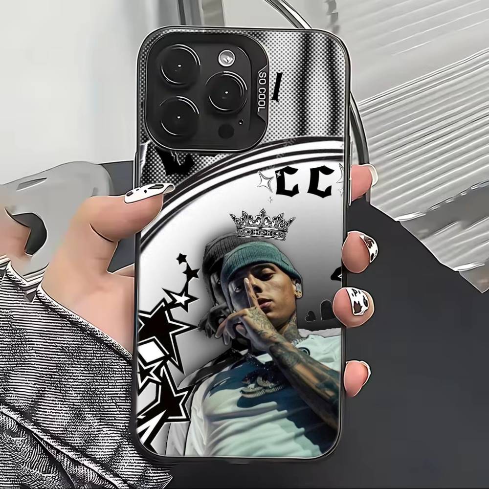 Rapper Central C-Cee Phone Case For iPhone 17,16,15,14,13,12,11 Plus,Pro Max,XS,Colored Silver Plated Inside Cover