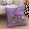 fresh aesthetic CCatsSoup Cushion Cover Throw Pillow Cover Hidden Button Durable Polyester Chair Cushion