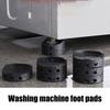 Pack mit 4 Geräte-Stützfüßen Stabilisierungsmatte für Waschmaschine und Kühlschrank zum Verhindern von Rutschen und zum Schutz der Böden