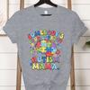 Autism Gift for Mom Crew Neck Short Sleeve Tshirt Loud  Proud Autism Mama Classic Tshirts Autism Awareness Day Mama Clothing