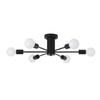 E27 Chandelier 6-Lights Close To Ceiling Light Modern Ceiling Lamp  Office