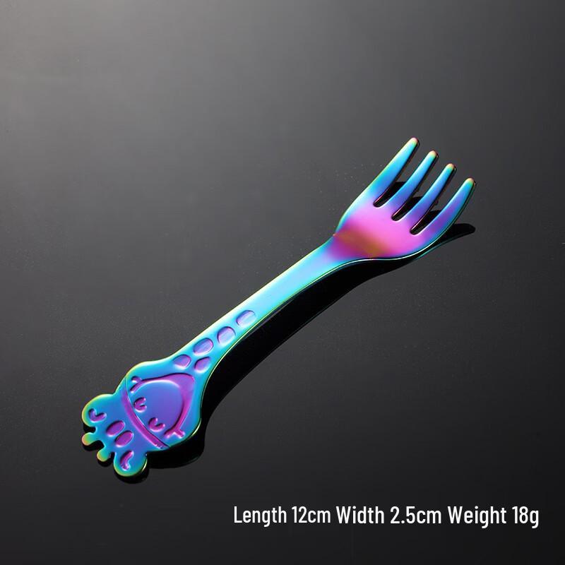 Qianxing Cartoon Deer Stainless Steel Kids Fork