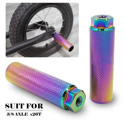 Fiets 3/8'' As Anti-Slip BMX Pegs Fiets Pedalen Fiets Pegs Wielersport Stunt Pegs Fiets Voetsteun Hendel