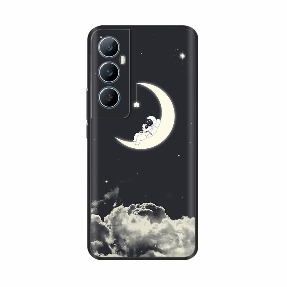 For Realme C65 4G C 65 RealmeC65 6.67" 2024 Silicone Phone Cover Lovely Flower Lightweight Cover for Oppo Realme C65 Cases Shell