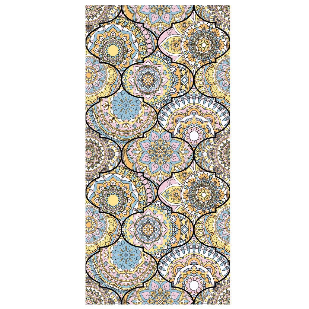 58x120cm Frostat PVC-glasfilm Anti-kikning Glasdekal Fönsterdekal Genomskinlig Badrum Vattenspray Väggdekal