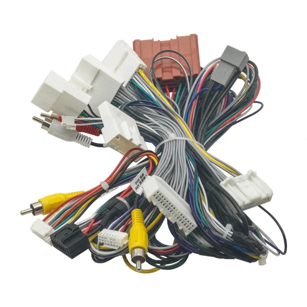 16pin Stereo Radio Android Wiring Harness W/ Cabus Box For Mazda CX-5 2014-2016