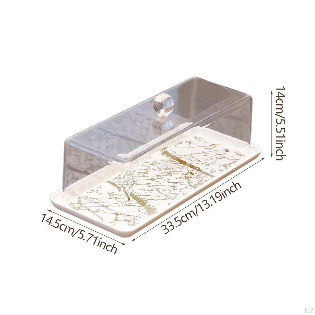 Stojak Ekspozycyjny na Ciasto z Ochronną Pokrywą do Serwowania Deserów i Pieczywa