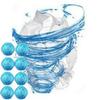 Nylon Laundry Hair Removal Balls - Anti-Tangle Washing Machine Lint Remover for Cleaning Large & Small Clothes