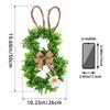 2026 Easter Wreath: Simulated Greenery, Dry Branches & Rabbit Decor for Wall Hanging