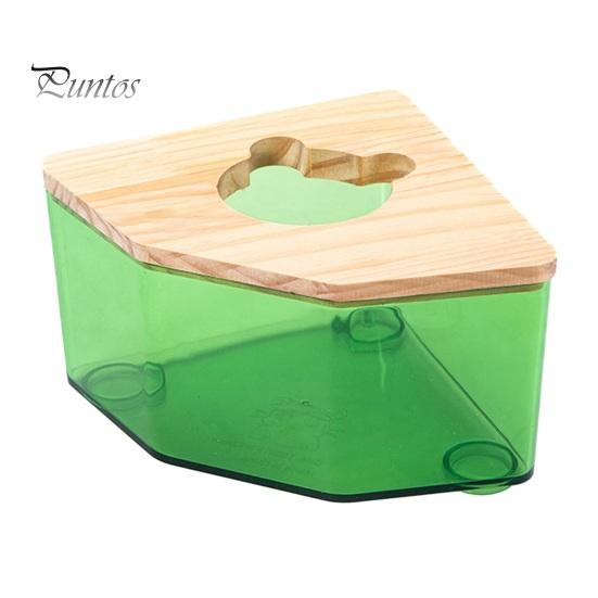 Hamster-Badezimmer, transparenter Hamster-Sandkasten, abnehmbarer Kleintier-Sandbad-Behälter, kleines Haustier