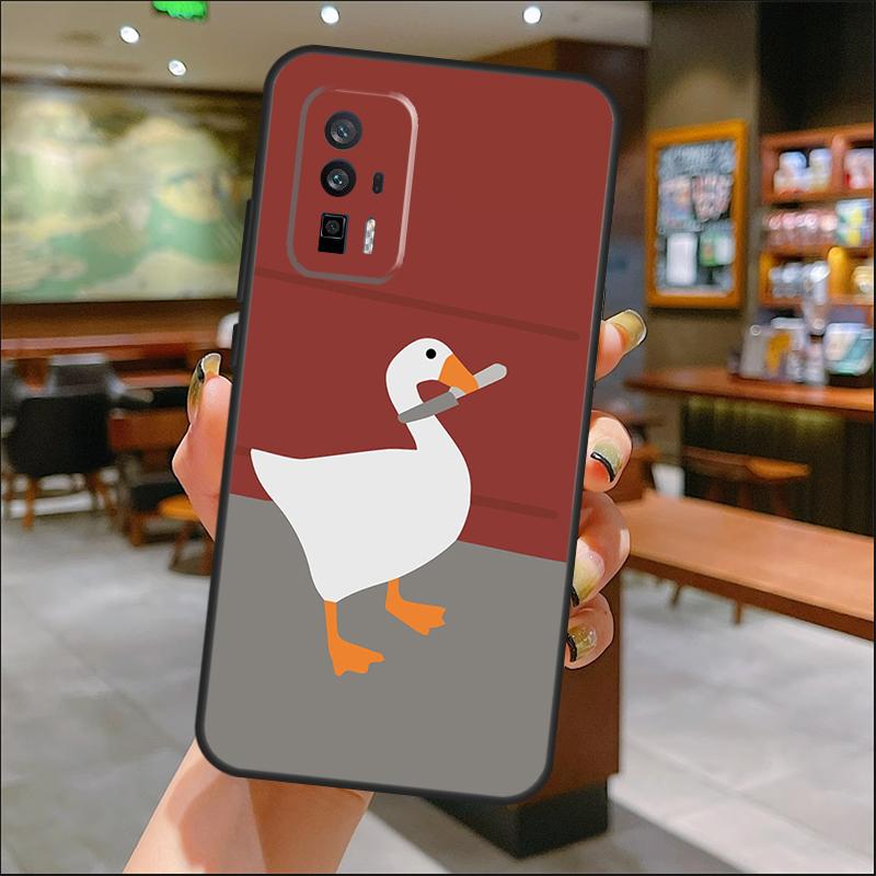 

Cartoon Cute Goose Case For Xiaomi 14 Ultra 15 13 11T 12T 13T 14T Pro POCO X7 Pro X3 X5 X6 M6 F5 F6 Pro Cover Xiaomi 15 Ultra