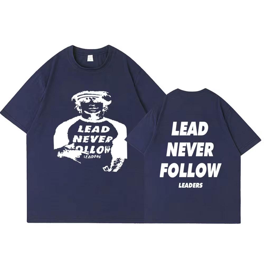 

Rapper Chief Keef Lead Never Follow Leaders T Shirt Men Women Fashion Vintage T-shirt Cotton Casual Soft Oversized T-shirts 2XL