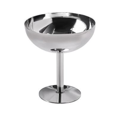 Stainless Steel Ice Cream Cups Salad Bowl Dessert Fruit Plate Tableware Bar Party Metal Wine Glasses Kitchen Tools