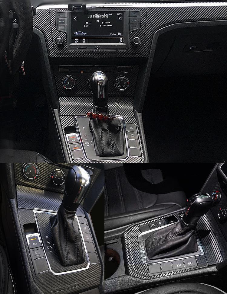 Carbon Fiber Interior Sticker for 2015-2021 Volkswagen Lamando, Free Replacement for Poor Application