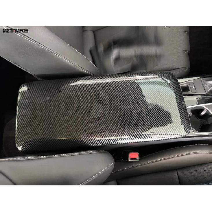 Center Console Armrest Box Panel Cover Trim Sticker For Toyota Camry 2024 2025 Carbon Fiber Interior Accessories Car Styling