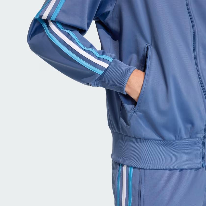 Adidas Originals Adicolor Sport Series Comfortable Loose Striped Stand Collar Zip Jacket Men Jackets KD3843