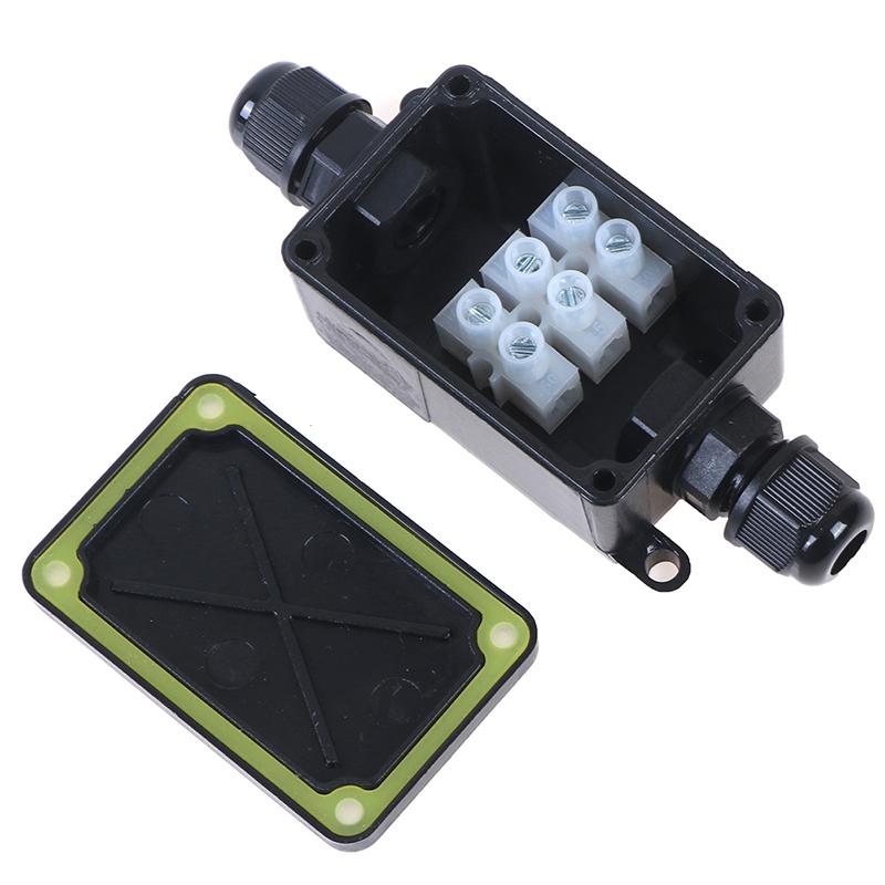 Connettore Cavo Impermeabile per Esterno IP66 a 2 Vie Scatola di Giunzione con Terminale 450V