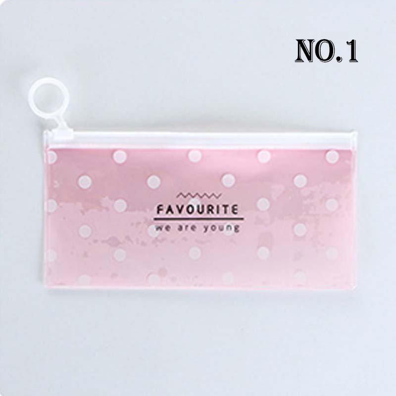Buy Women Wash Cosmetic Zipper Cases PVC Portable Toothbrush Toiletry