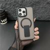 For iPhone 16 Pro Max Luxury Magsafe Magnetic Holder Stand Color Frame Phone Case For iPhone 11 12 13 14 15Plus Protective Cover