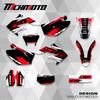 MCHMFG Graphics Backgrounds Decal Stickers Kit for Honda CRF250X 2004 2005 2006 2007 CRF 250X 2008 2009 2010 2011 2012-