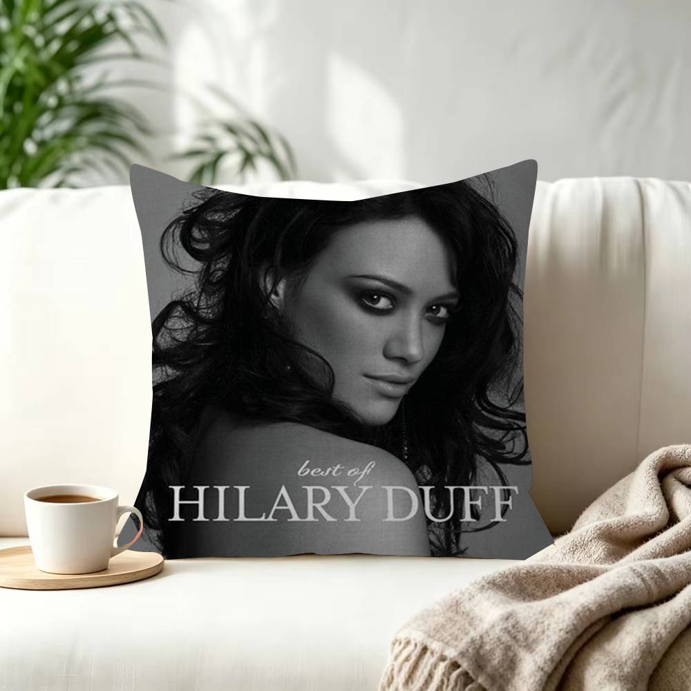 Singer HHilary Duff Roommates Cushion Cover Pillowcase Upholstery Sofa Throw Pillow Home Decor Pillowcas