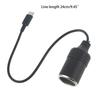 USB C PD to 12V 60W Car Cigarette-Lighter Socket Female Converter Adapter Cord for Car Charger Car Vacuum Cleaner