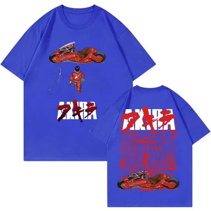 Summer Hot Sale Japanese Science Fiction Cartoon Movie Anime Akira Graphic T Shirts Unisex Hip Hop Streetwear Oversized T-Shirt
