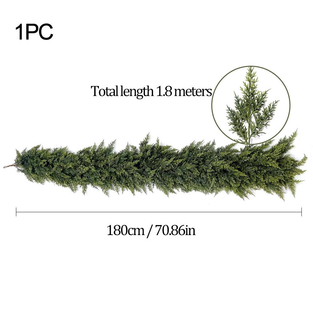 Artificial Pine Cypress Christmas Vine Decorations