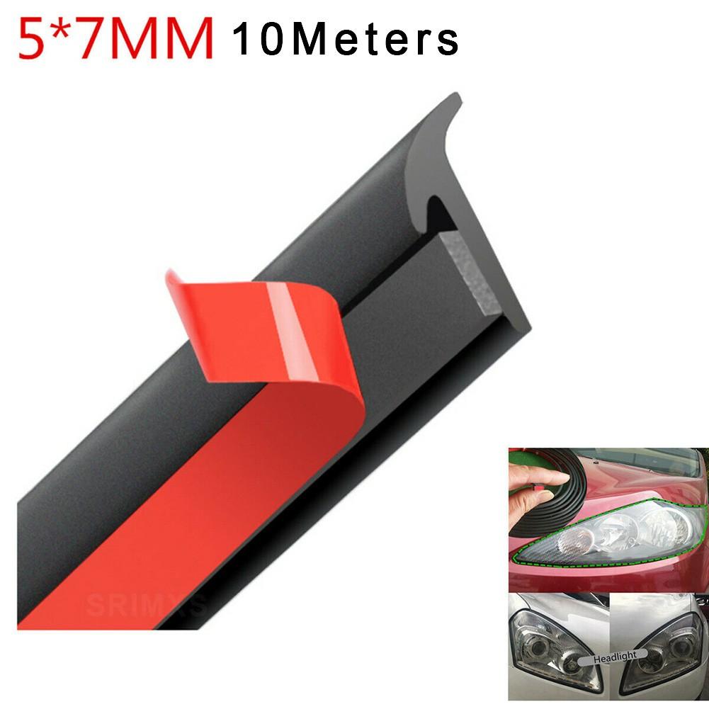 Weatherproof Decoration Trim Edge Trim 5MM*7MM EPDM Rubber Double-Sided
