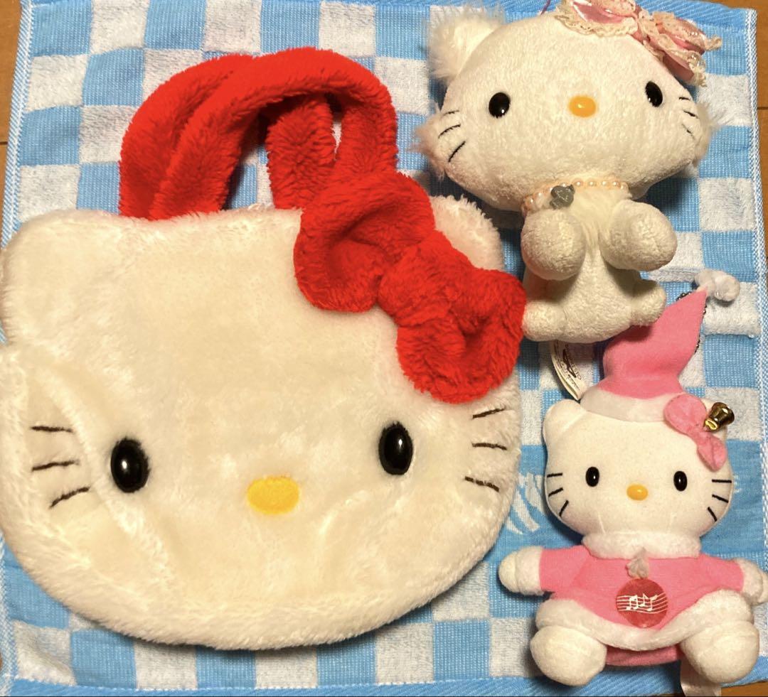 

[USED] Hello Kitty Fluffy Bag Charmy Kitty Kitty Christmas