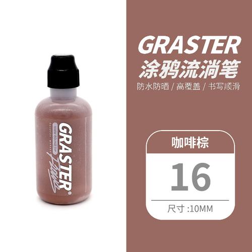 

10mm Waterproof Oil-based Marker Creative Graffiti Paint Pen Hand-drawn Illustration Colour Round Tip Pen Stationery