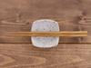 Tableware East Square Small Japanese Black Oil Plate, 8cm, Tableware, Drops, kg-007-02