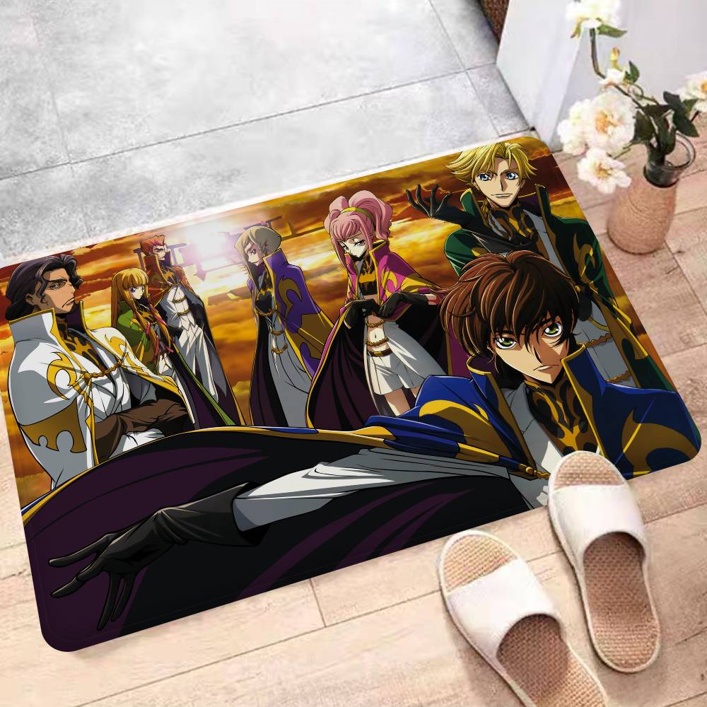 Anime Julius Kingsley Code Geass Floor Mat Cheaper Anti-slip Modern Living Room Balcony Printed Bedside Mats